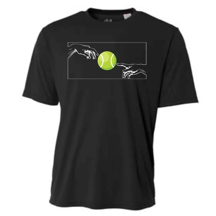 Tennis Ball For Tennis Player Tennis Player To Tennis Cooling Performance Crew T-Shirt