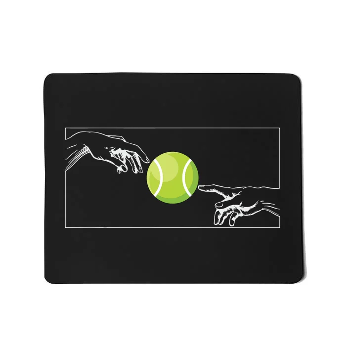 Tennis Ball For Tennis Player Tennis Player To Tennis Mousepad