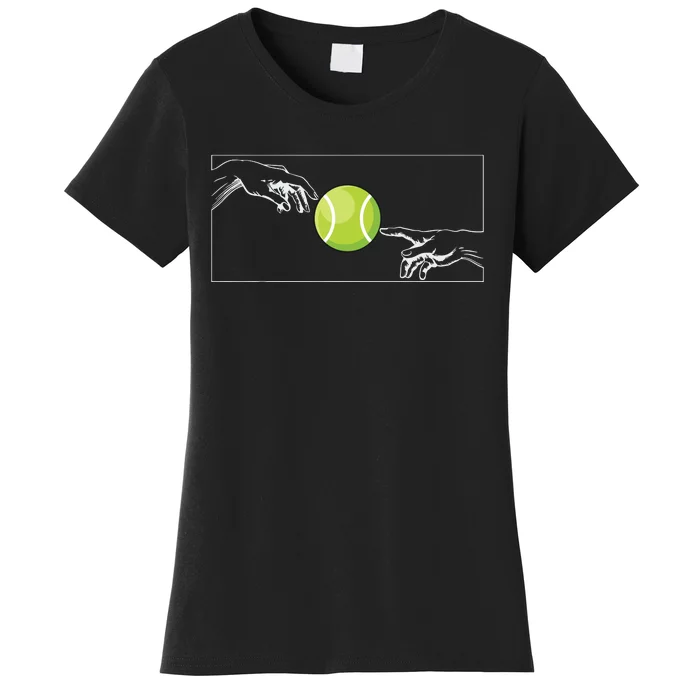 Tennis Ball For Tennis Player Tennis Player To Tennis Women's T-Shirt