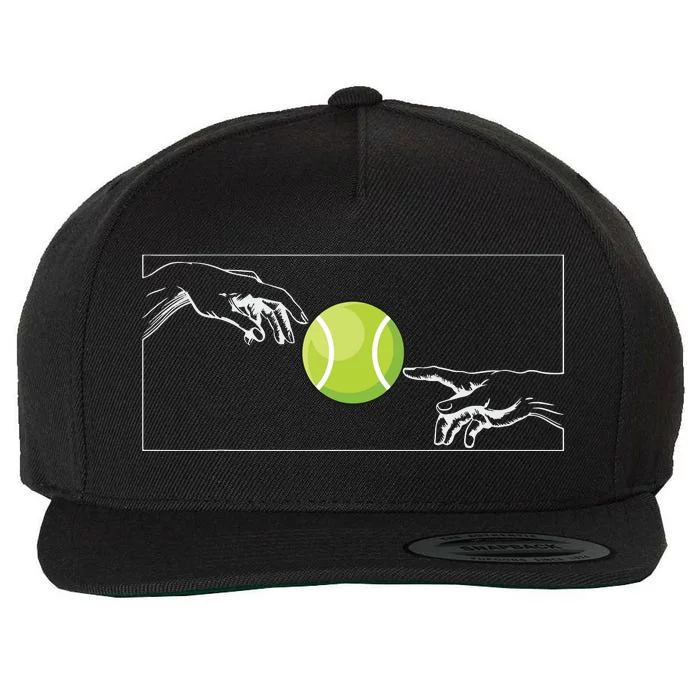 Tennis Ball For Tennis Player Tennis Player To Tennis Wool Snapback Cap