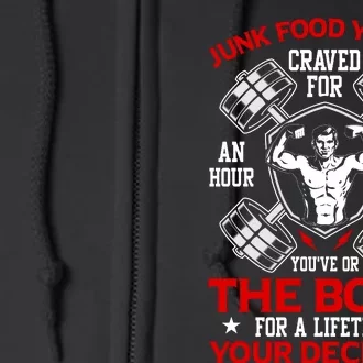 The Body For A Lifetime: Your Decision Full Zip Hoodie