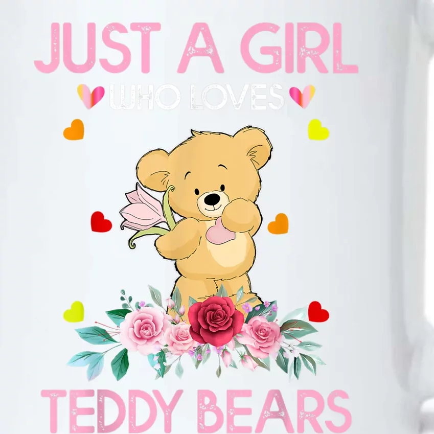 Teddy Bear For Women Just A Who Loves Teddy Black Color Changing Mug