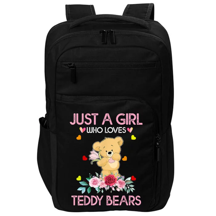 Teddy Bear For Women Just A Who Loves Teddy Impact Tech Backpack