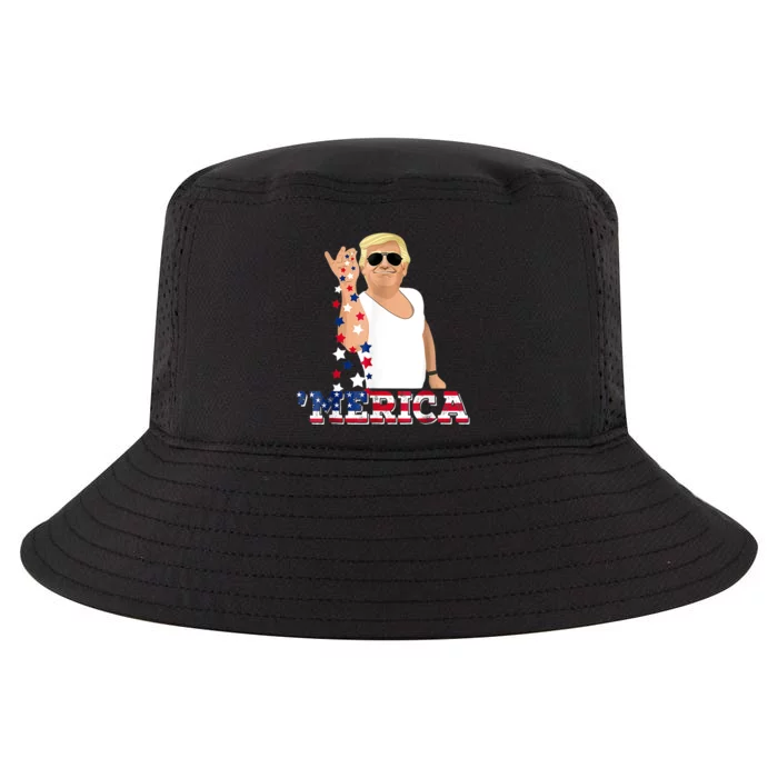 Trump Bae Funny 4th Of July Trump Salt Freedom Cool Comfort Performance Bucket Hat