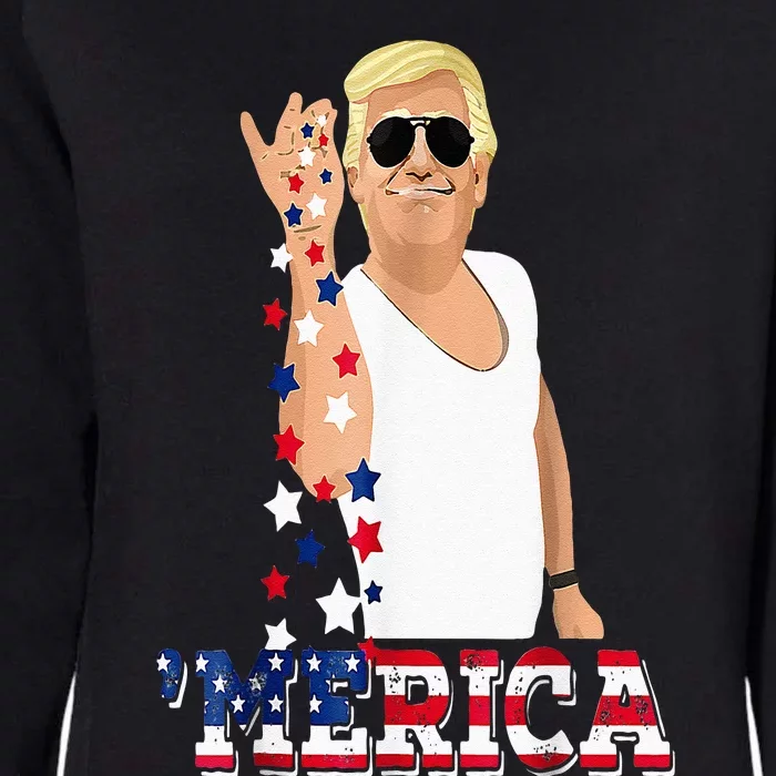 Trump Bae Funny 4th Of July Trump Salt Freedom Womens California Wash Sweatshirt