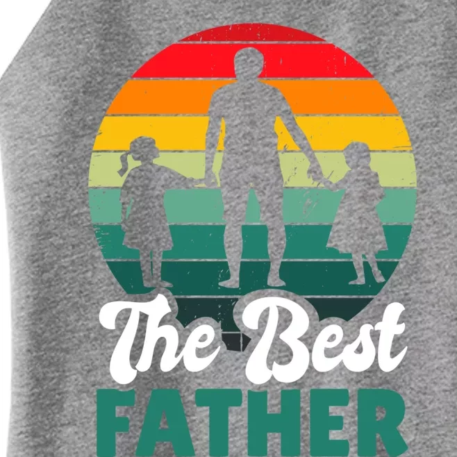 The Best Father For Fathersday Gift Women’s Perfect Tri Rocker Tank