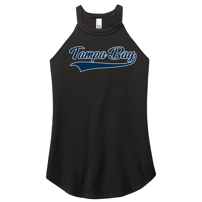 Tampa Bay Florida Throwback Design Classic Women’s Perfect Tri Rocker Tank