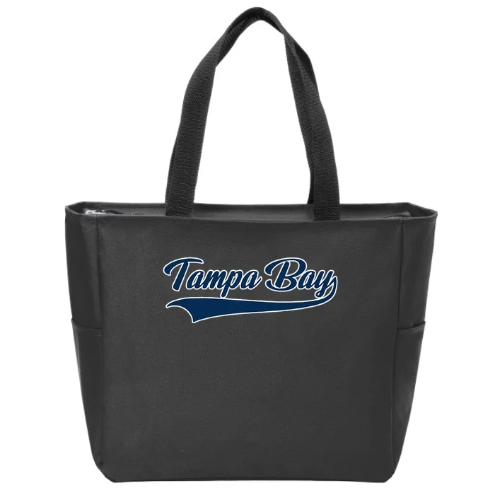 Tampa Bay Florida Throwback Design Classic Zip Tote Bag