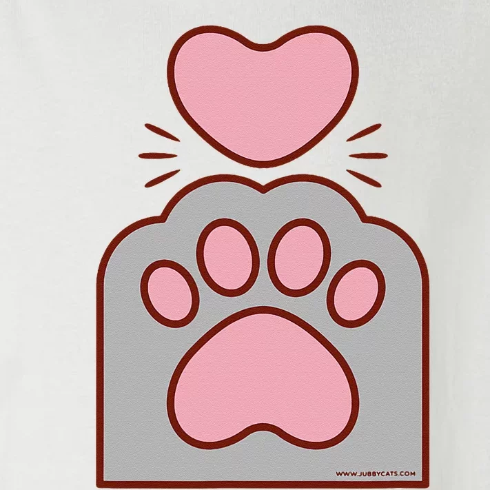 Toe Beans Funny Cute Kawaii Cat Paw And Heart Toddler Long Sleeve Shirt