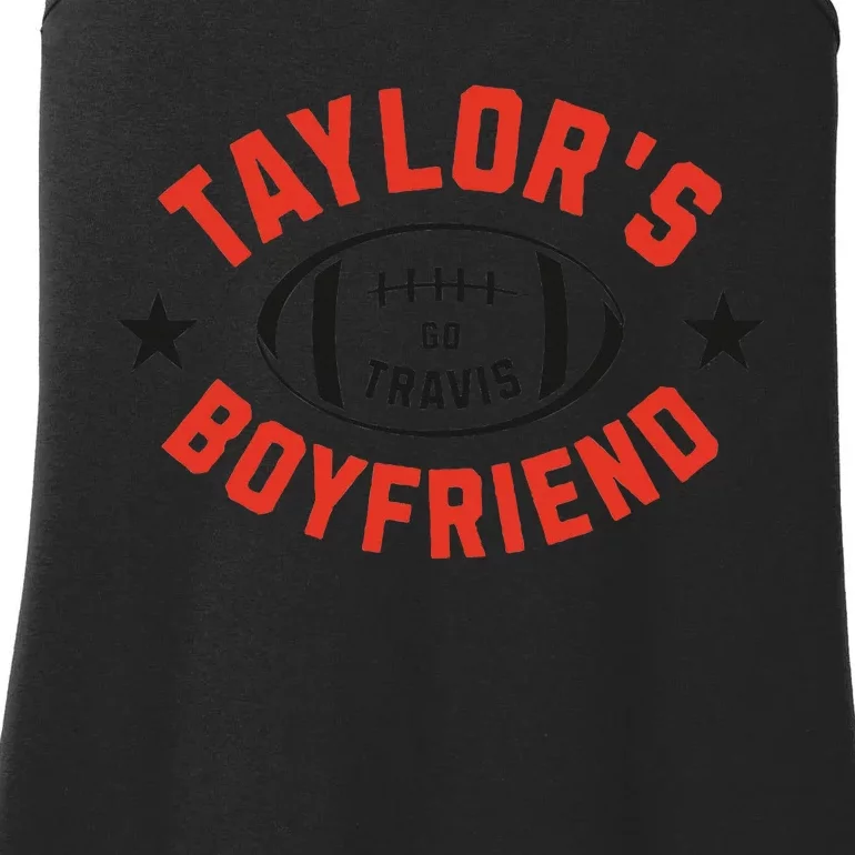 T.aylor's Boyfriend Football Fan Travis Jersey Ladies Essential Tank