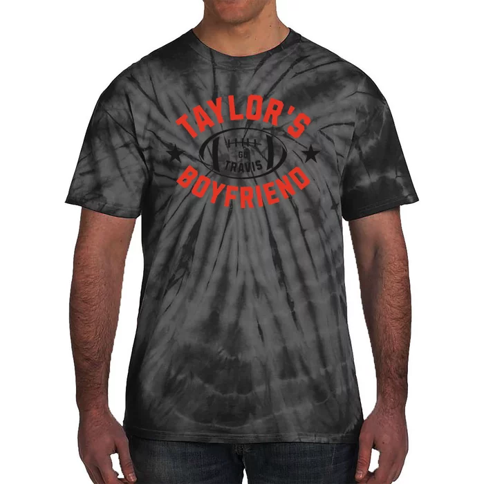 T.aylor's Boyfriend Football Fan Travis Jersey Tie-Dye T-Shirt