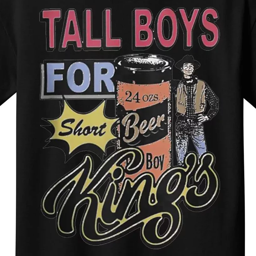 Tall Boy.S For Short Kings Kids T-Shirt