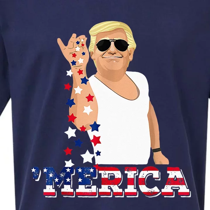 Trump Bae Funny 4th Of July Trump Salt Freedom Sueded Cloud Jersey T-Shirt