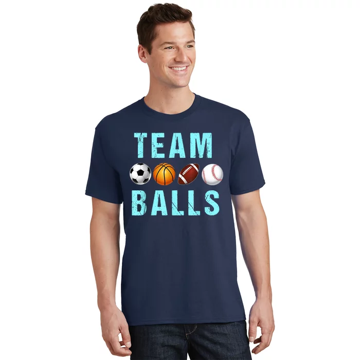 Team Balls Funny Team Boy Gender Reveal T-Shirt