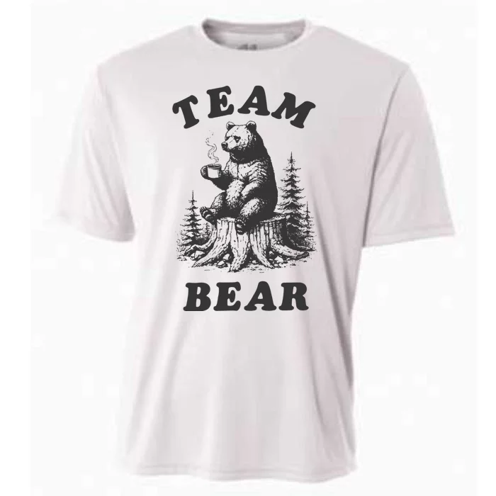 Team Bear Funny Feminist Cooling Performance Crew T-Shirt