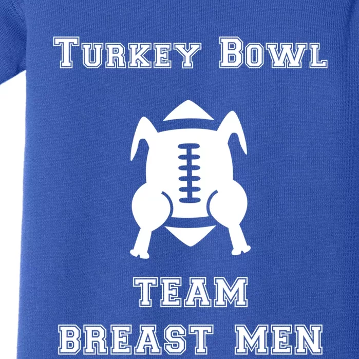 Turkey Bowl Football Team Thanksgiving Jersey Breast Meaningful Gift Baby Bodysuit