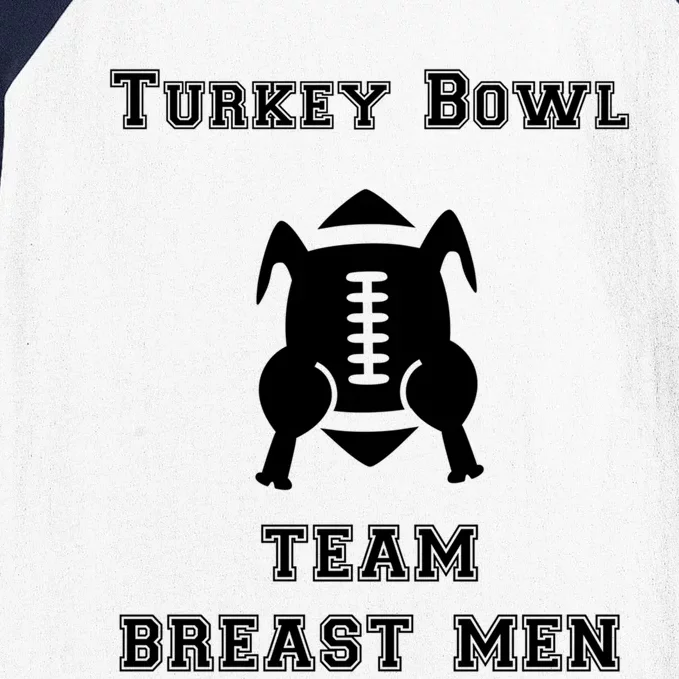 Turkey Bowl Football Team Thanksgiving Jersey Breast Meaningful Gift Baseball Sleeve Shirt