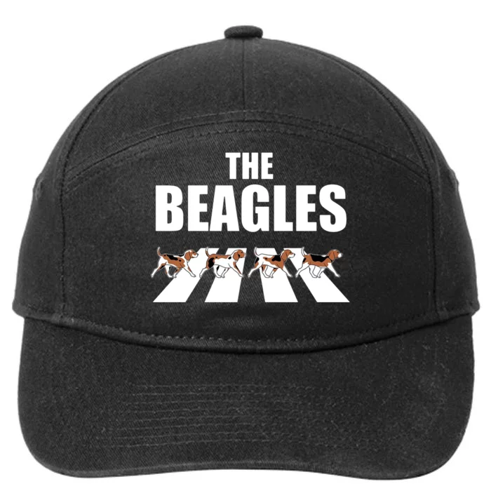 The Beagles Funny Beagle Dog 7-Panel Snapback Hat