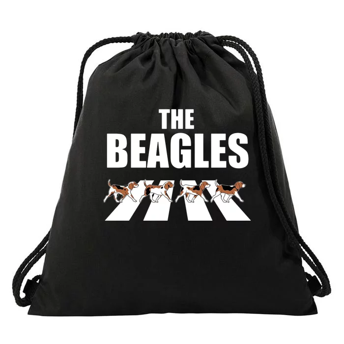 The Beagles Funny Beagle Dog Drawstring Bag