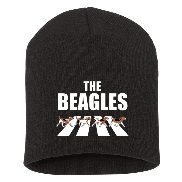 The Beagles Funny Beagle Dog Short Acrylic Beanie