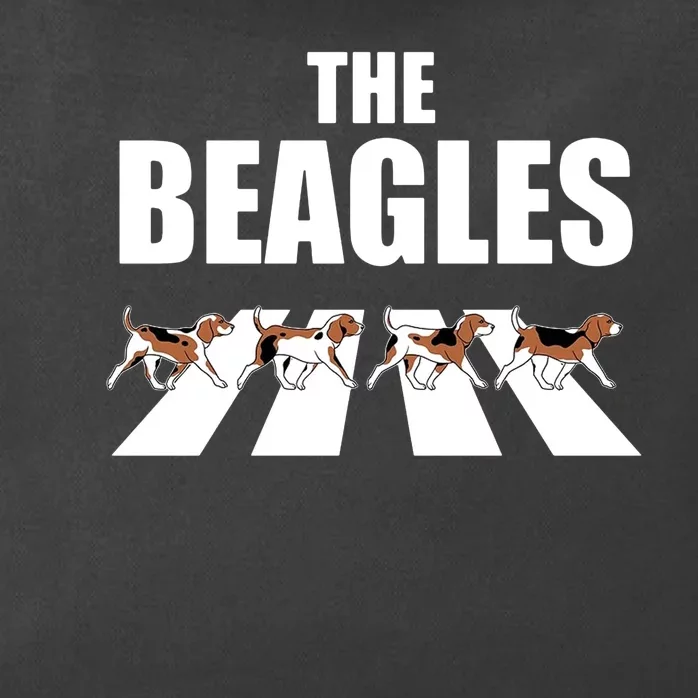 The Beagles Funny Beagle Dog Zip Tote Bag