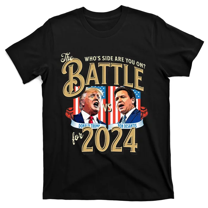 The Battle for 2024 Republican Primary Trump Vs DeSantis T-Shirt