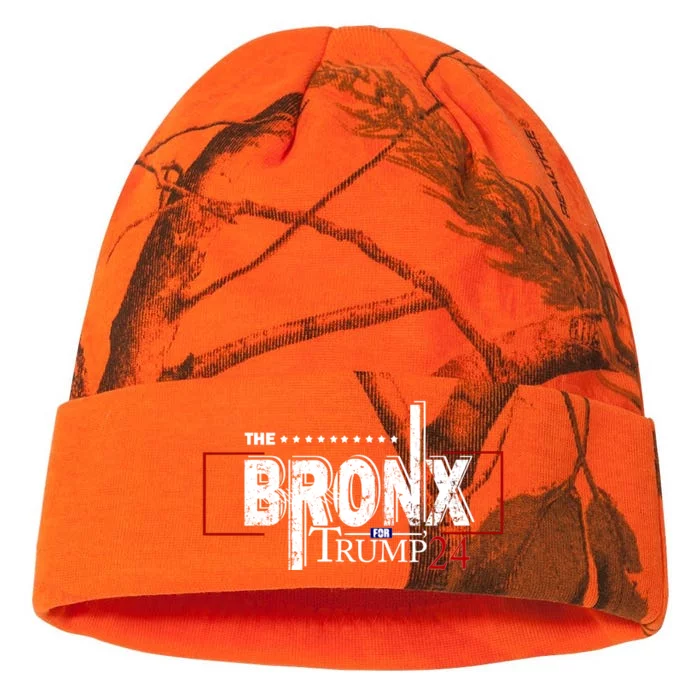 The Bronx For Trump 2024 Kati - 12in Camo Beanie