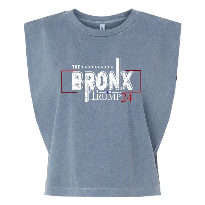 The Bronx For Trump 2024 Garment-Dyed Women's Muscle Tee