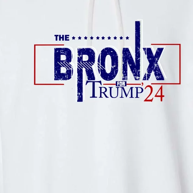 The Bronx For Trump 2024 Garment-Dyed Fleece Hoodie