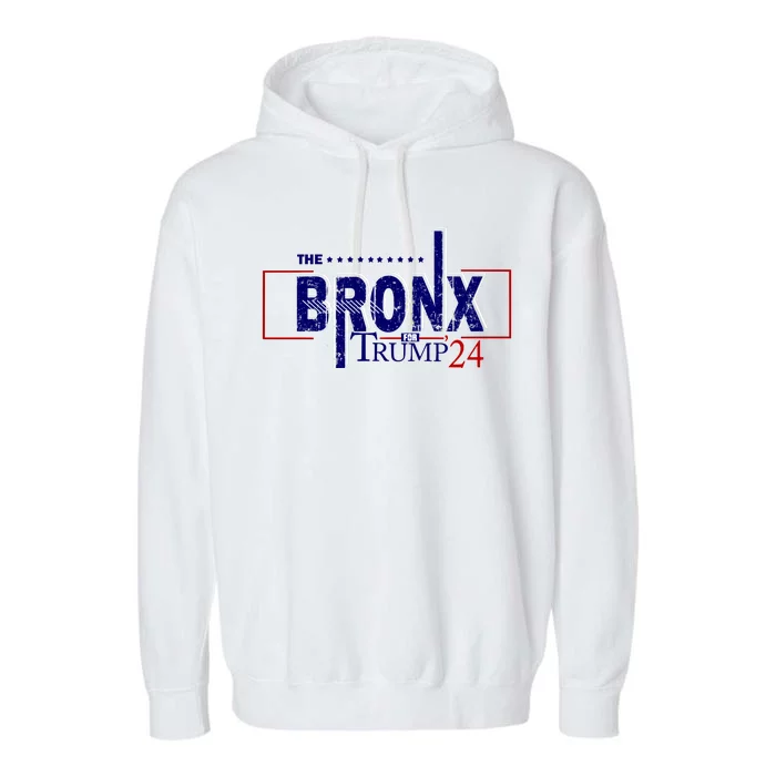 The Bronx For Trump 2024 Garment-Dyed Fleece Hoodie