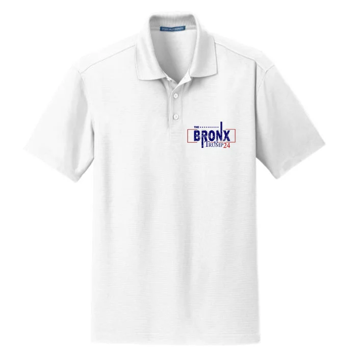 The Bronx For Trump 2024 Dry Zone Grid Performance Polo