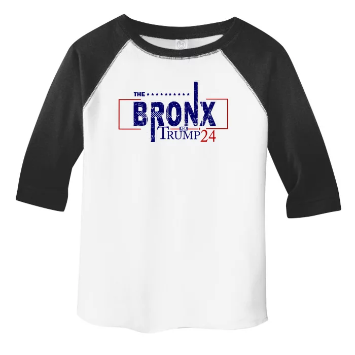 The Bronx For Trump 2024 Toddler Fine Jersey T-Shirt