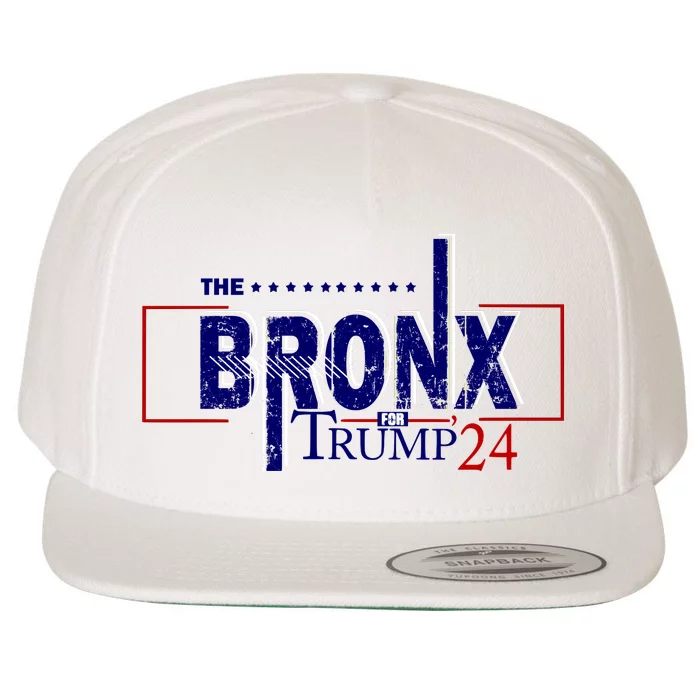 The Bronx For Trump 2024 Wool Snapback Cap