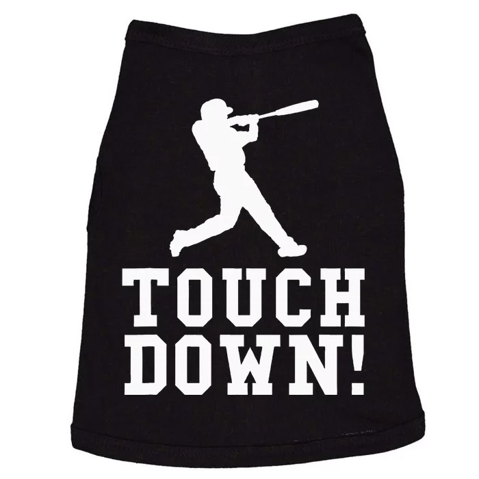 Touchdown Baseball Football Sports Gift Doggie Tank