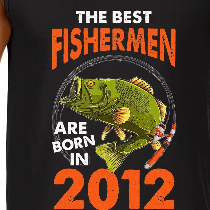 The Best Fisherman Are Born In 2012 Fishing Birthday Comfort Colors® Tank Top