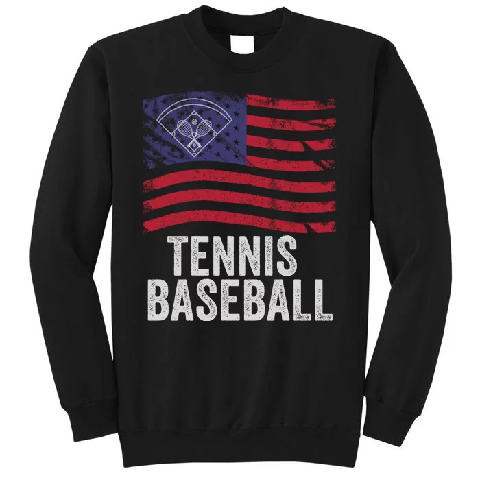 Tennis Baseball, Funny Tennis Baseball, Fun Game For All Ages, Perfect Outdoor F Sweatshirt