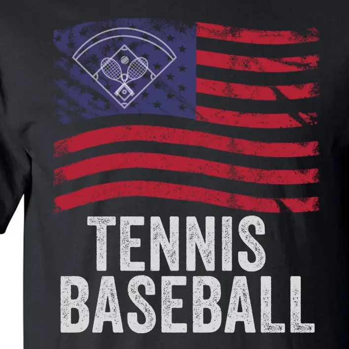 Tennis Baseball, Funny Tennis Baseball, Fun Game For All Ages, Perfect Outdoor F Tall T-Shirt