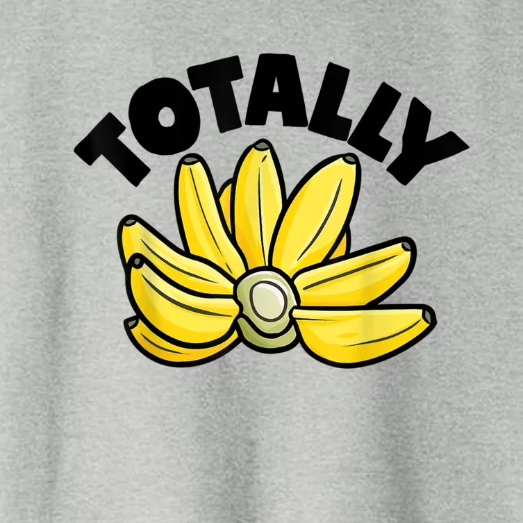 Totally Bananas | Funny Fruit Pun | Banana Women's Crop Top Tee