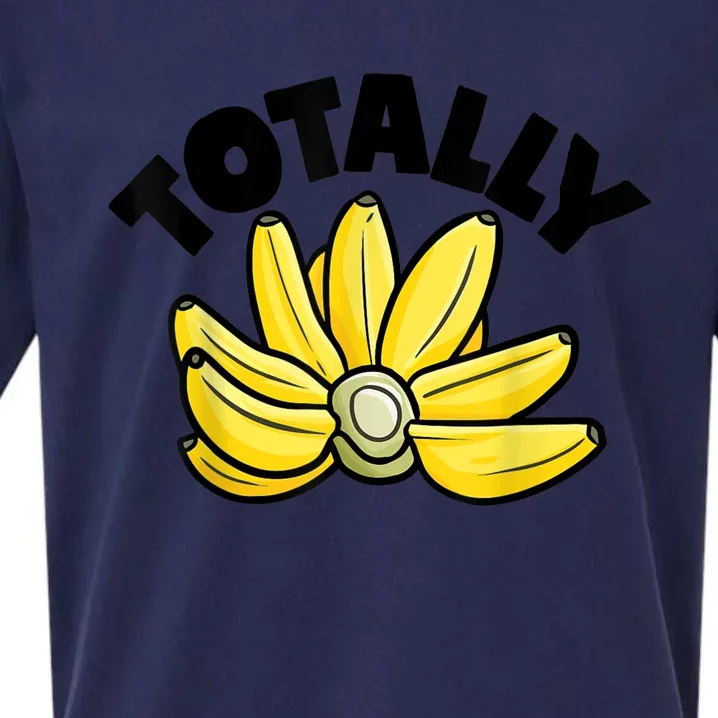 Totally Bananas | Funny Fruit Pun | Banana Sueded Cloud Jersey T-Shirt