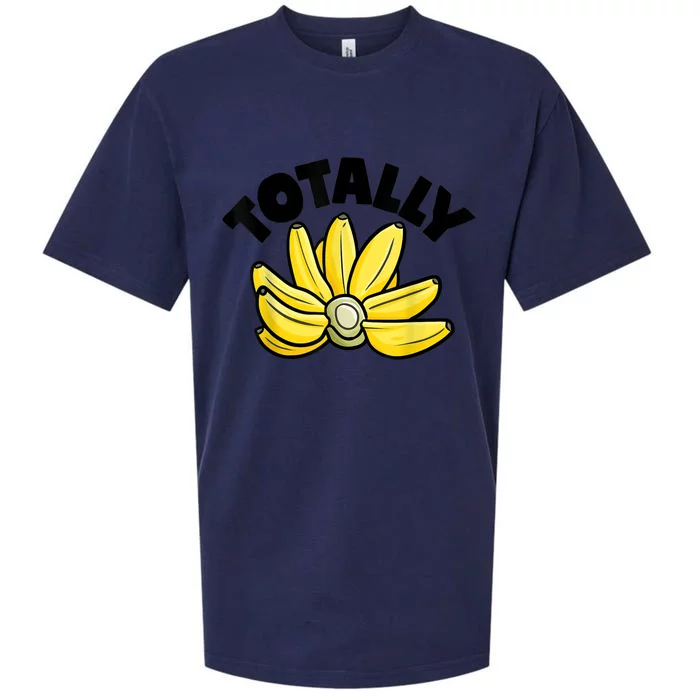 Totally Bananas | Funny Fruit Pun | Banana Sueded Cloud Jersey T-Shirt