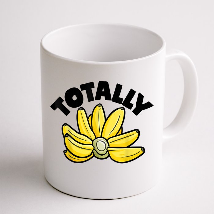 Totally Bananas | Funny Fruit Pun | Banana Front & Back Coffee Mug