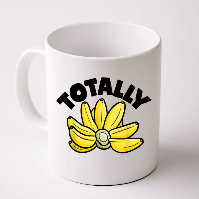 Totally Bananas | Funny Fruit Pun | Banana Front & Back Coffee Mug