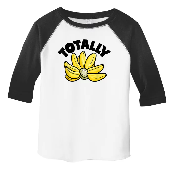 Totally Bananas | Funny Fruit Pun | Banana Toddler Fine Jersey T-Shirt