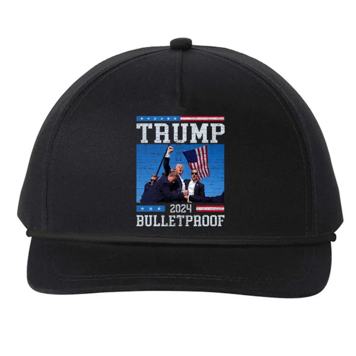 Trump Bulletproof Fight Fist Legend Donald Trump 2024 Snapback Five-Panel Rope Hat