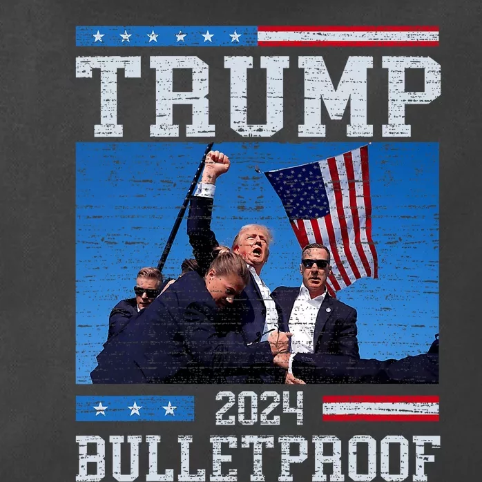 Trump Bulletproof Fight Fist Legend Donald Trump 2024 Zip Tote Bag