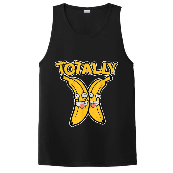 Totally Bananas | Funny Fruit Pun | Banana Performance Tank