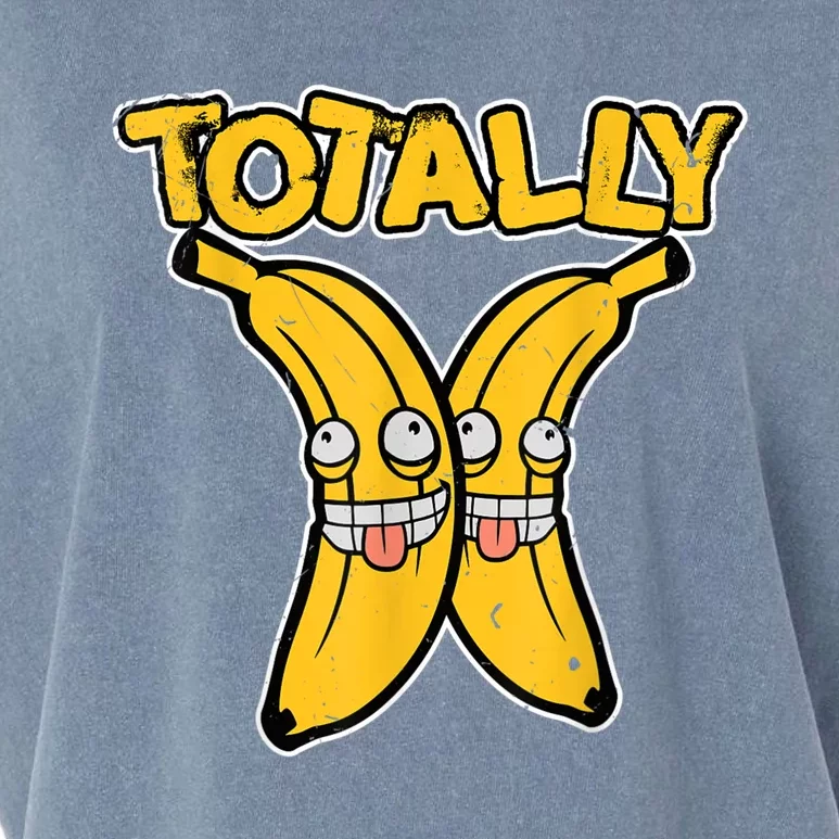 Totally Bananas | Funny Fruit Pun | Banana Garment-Dyed Women's Muscle Tee