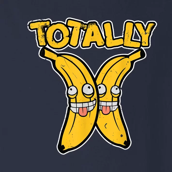 Totally Bananas | Funny Fruit Pun | Banana Toddler Long Sleeve Shirt