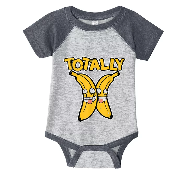 Totally Bananas | Funny Fruit Pun | Banana Infant Baby Jersey Bodysuit