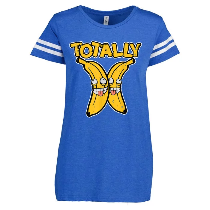 Totally Bananas | Funny Fruit Pun | Banana Enza Ladies Jersey Football T-Shirt